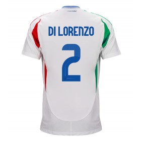 Italia Giovanni Di Lorenzo #2 Borte skjorte EM 2024 Kortermet